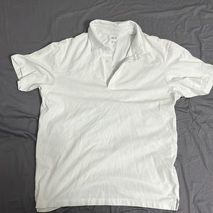 White polo from Uniqlo